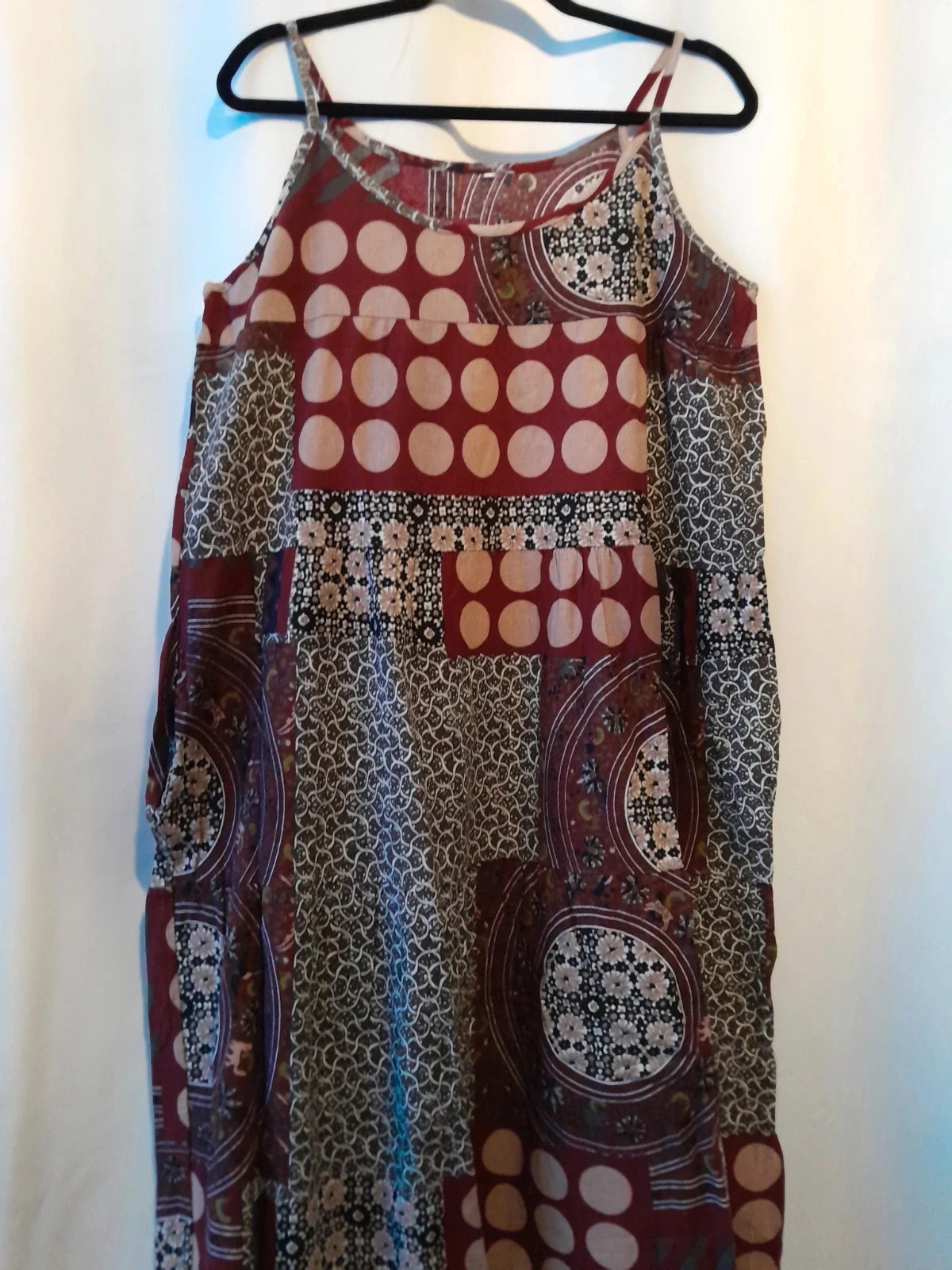 Vestido bohemio, estilo Patchwork, talla 4XL – photo 3